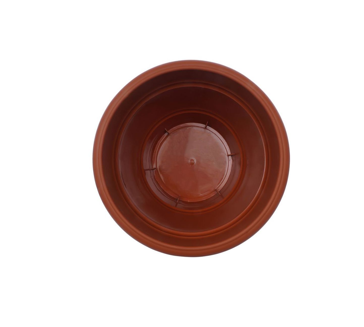 0839 Garden Heavy Plastic Planter Pot/Gamla 6 inch (Brown, Pack of 1, Small) - SkyShopy 0839 Garden Heavy Plastic Planter Pot/Gamla 6 inch (Brown, Pack of 1, Small) - SkyShopy